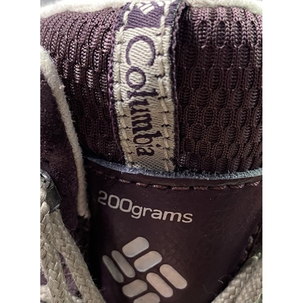Columbia Omniheat Bugaboot 200‎ Grams Womens Maroon Winter Hiking Boots Sz.7 EUC - Picture 11 of 11